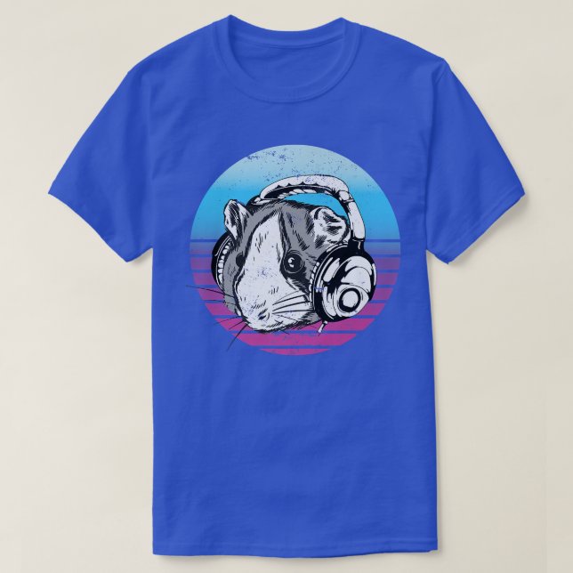 T-shirt Disc Jockey Headphones I Music Festival I DJ Guine (Design devant)