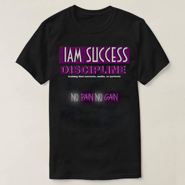 T-SHIRT DISCIPLINE (Design devant)