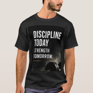 T-shirt 💪 Discipline aujourd'hui, force demain, motivatio