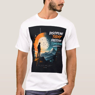 T-shirt Discipline Aujourd'hui Liberté Demain