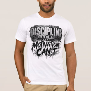 T-Shirt Discipline Construit Ce Que La Motivation