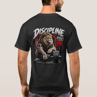 T-shirt Discipline du Lion – Devenez une Meilleure Version