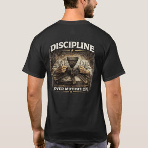 T-shirt Discipline Plutôt que Motivation