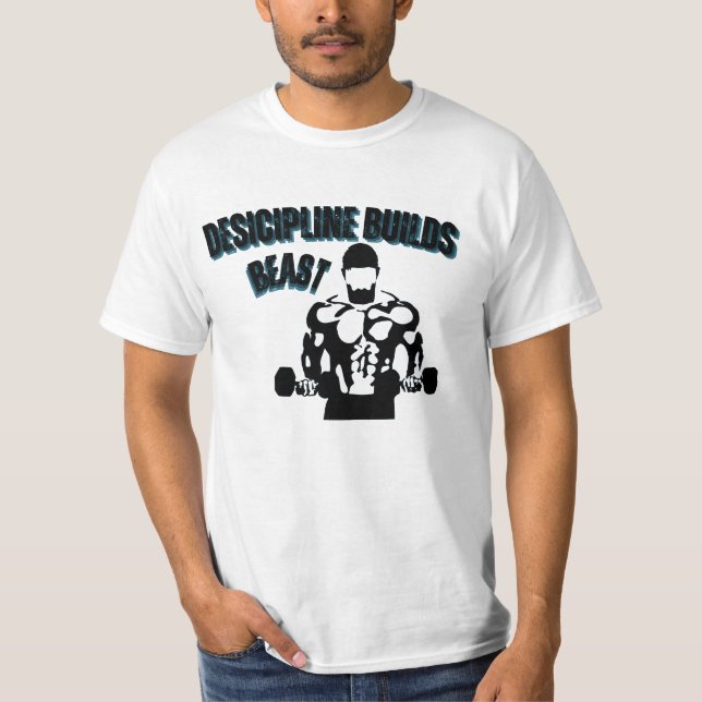T-shirt Discipline Plutôt que Motivation — Construisez ce  (Devant)