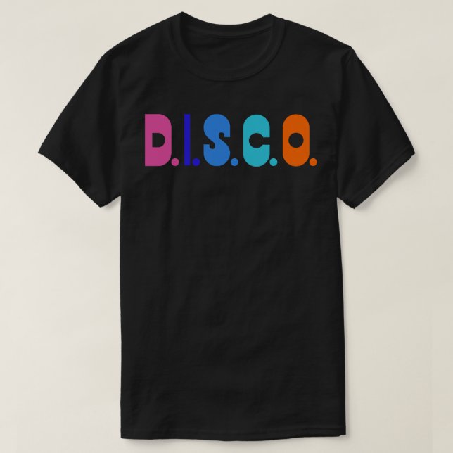 T-SHIRT DISCO (Design devant)