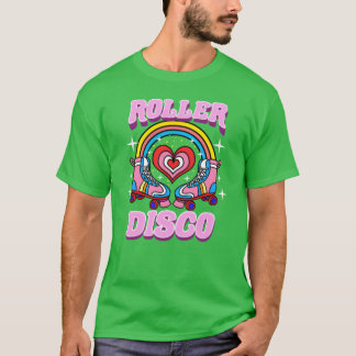 T-shirt Disco à roulettes pour soirée rétro des années 70