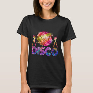 T-shirt Disco Amusant les années 70 Vintage Rétro Thème Da