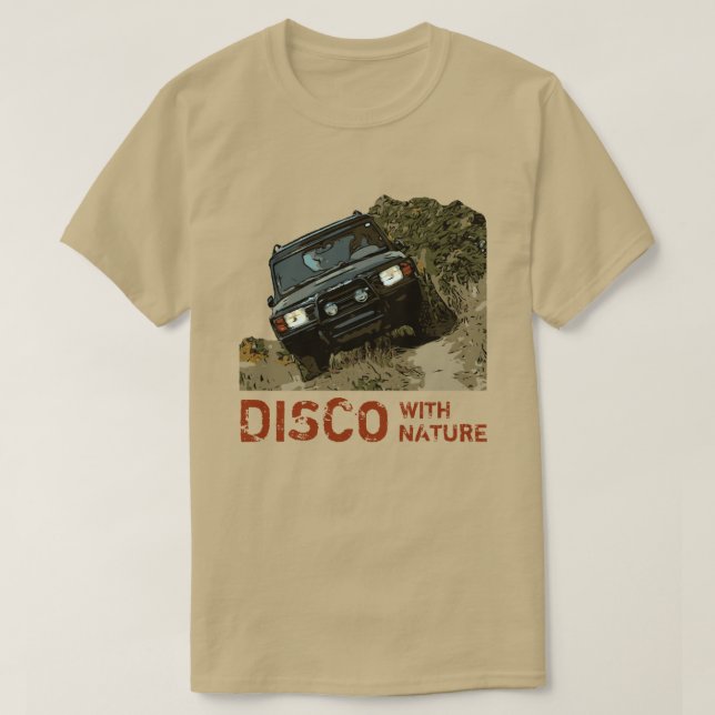 T-SHIRT DISCO AVEC NATURE (Design devant)
