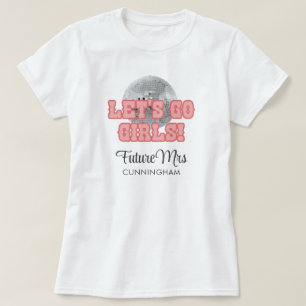 T-shirt Disco Bachelorette Weekend Party Retro les années