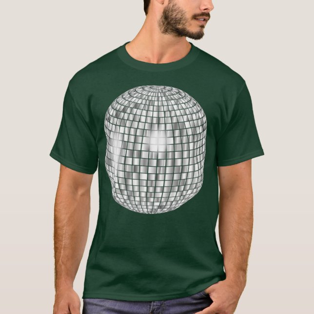 T-shirt Disco Ball 80s Music Dance Party (Devant)