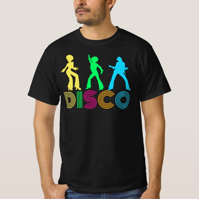T-shirt Disco Dancers et Funky 70's Text (Devant)