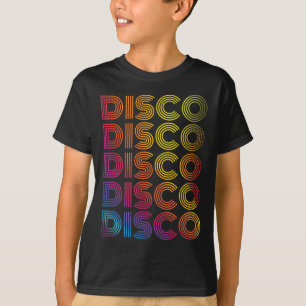 T-shirt Disco Dancing Party des années 70 Retro Old Sch Vi