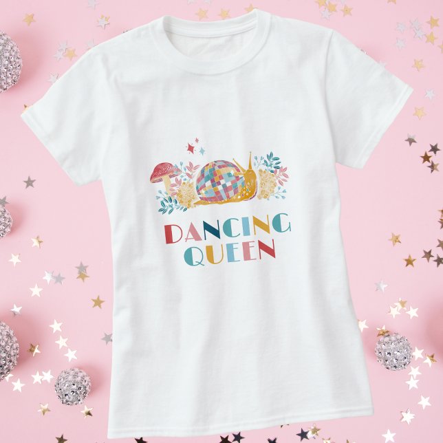 T-shirt Disco Dancing Queen Snail (Créateur téléchargé)