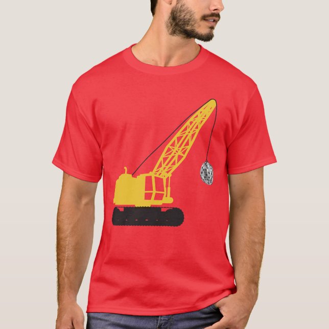 T-shirt Disco détruisant la boule (Devant)