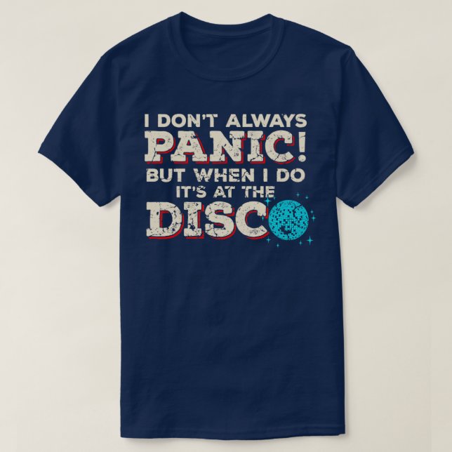 T-shirt Disco Drôle (Design devant)