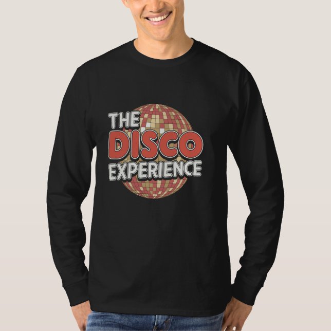 T-shirt Disco Experience Dancing Vintage 70u2019s (Devant)