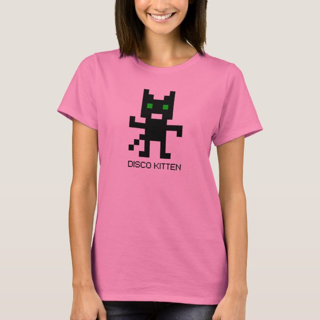 T-shirt Disco Kitten (Devant)