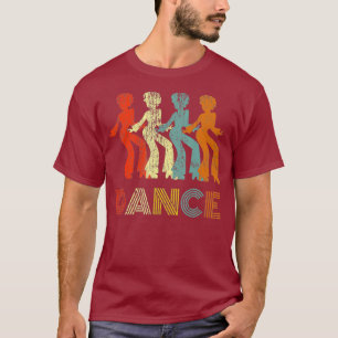 T-shirt Disco les années 70 Danse Musique Vintage Rétro Di