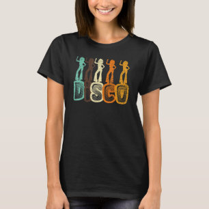 T-shirt Disco Musique Danse Danse Danse Colorful 70's Ret