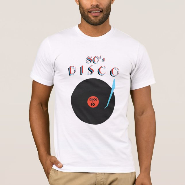 T-shirt Disco Party Musique rétro (Devant)