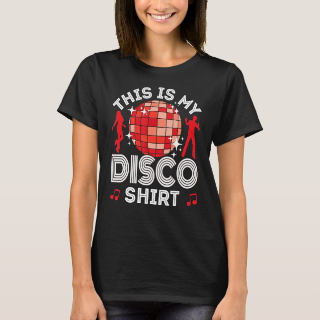 T-shirt Disco Tenue Femmes Hommes, 80s & les années 70 Cos (Devant)