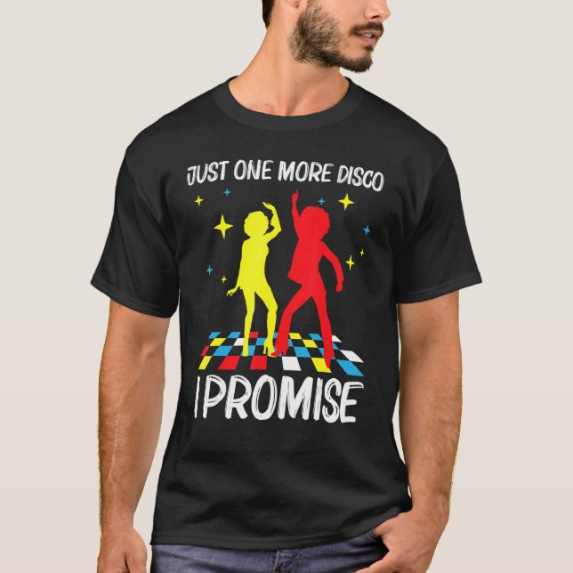 T-shirt Discothèque cool Pour Hommes Femmes les années 70  (Devant)