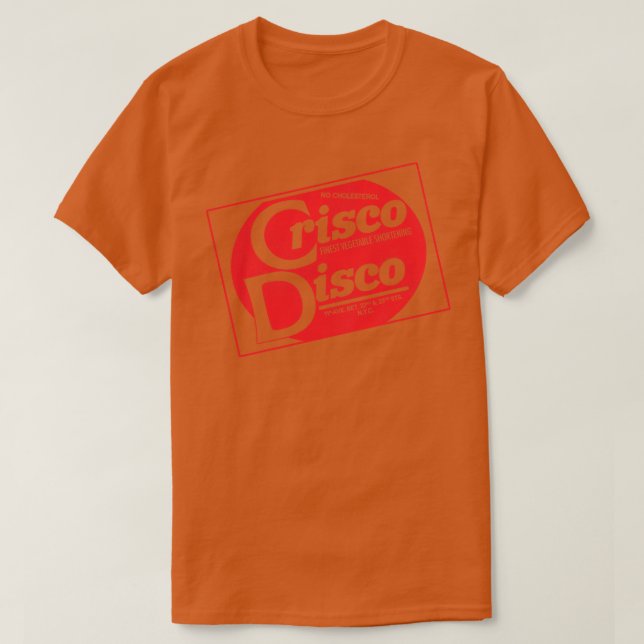 T-shirt Discothèque Crisco Disco les années 70 80s Gay NYC (Design devant)