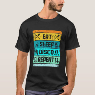 T-shirt Discothèque Des Années 80 vintage Retro Pour Homme