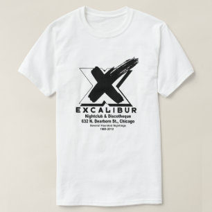 T-shirt Discothèque Excalibur (1989-2012)