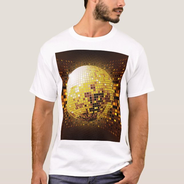 T-shirt Discothèque : Lumières Vintages. (Devant)