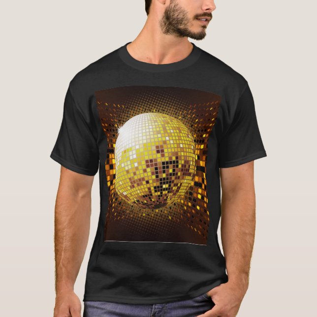 T-shirt Discothèque : Lumières Vintages. (Devant)