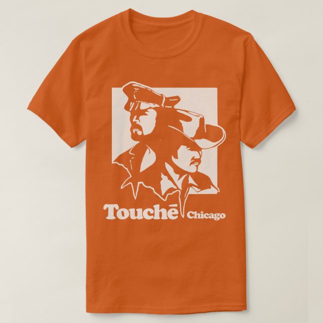 T-shirt Discothèque Retro Defunct Touche Chicago Gay (Design devant)