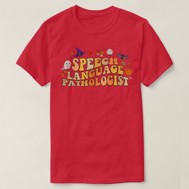 T-shirt Discours amusant Pathologiste du langage Thérapie  (Design devant)