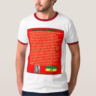 T-shirt Discours célèbre de guerre de Haile Selassie à