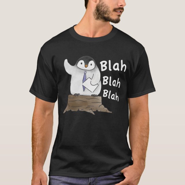 T-shirt Discours de pingouin  (Devant)