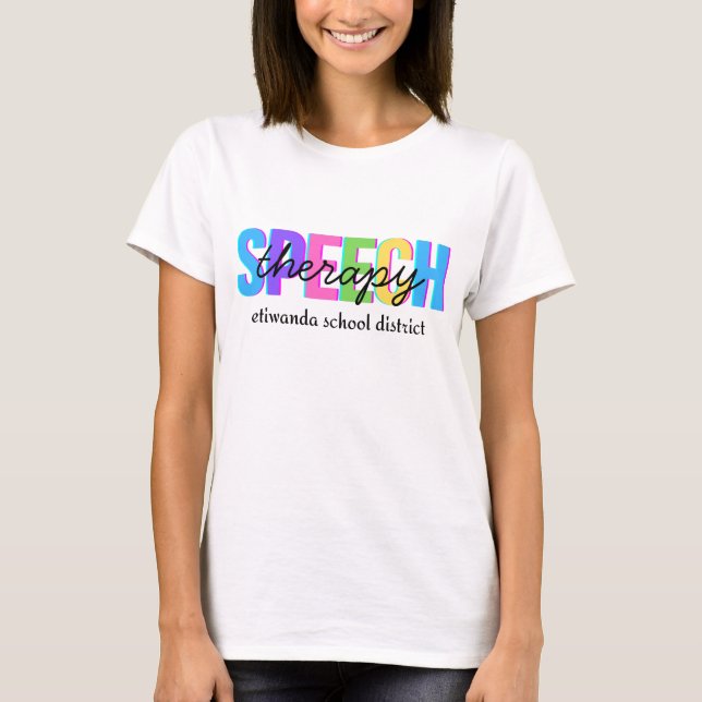 T-shirt Discours etiwanda (Devant)