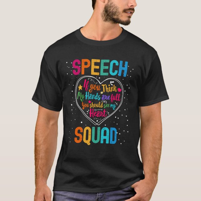 T-shirt Discours Semaine d'appréciation de l'équipe Retour (Devant)