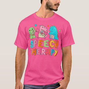 T-shirt Discours Squad Cute Dinosaur Discours Thérapie Dis