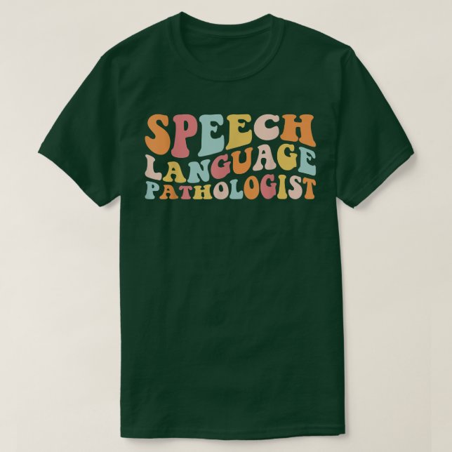 T-shirt Discours super Pathologiste du langage Léopard  (Design devant)