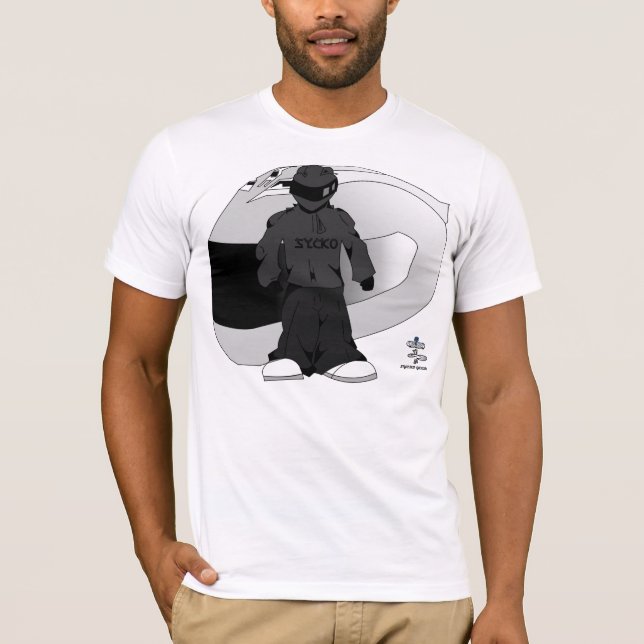 T-shirt discrétion de sycko (Devant)