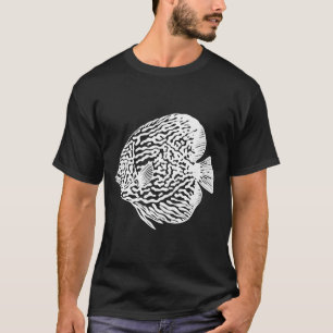 T-shirt Discus Poisson Animal Enk Art Poisson Dessin De Po
