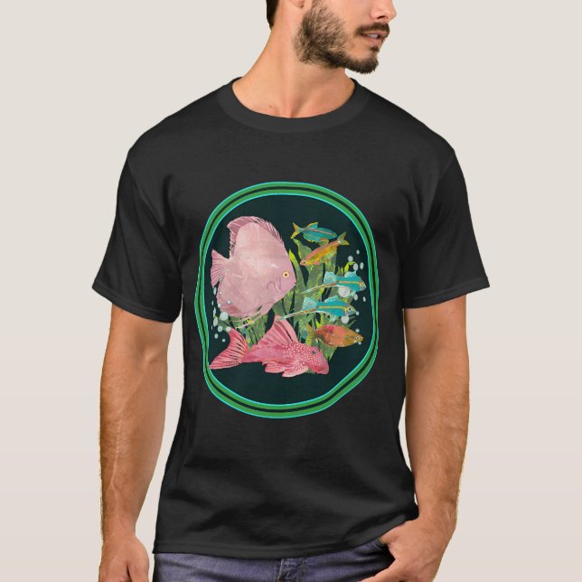 T-shirt Discus Poisson Tropical et Amis (Devant)