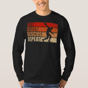 T-shirt Discus Thailer Sports Dormir Disque Répéter Disque