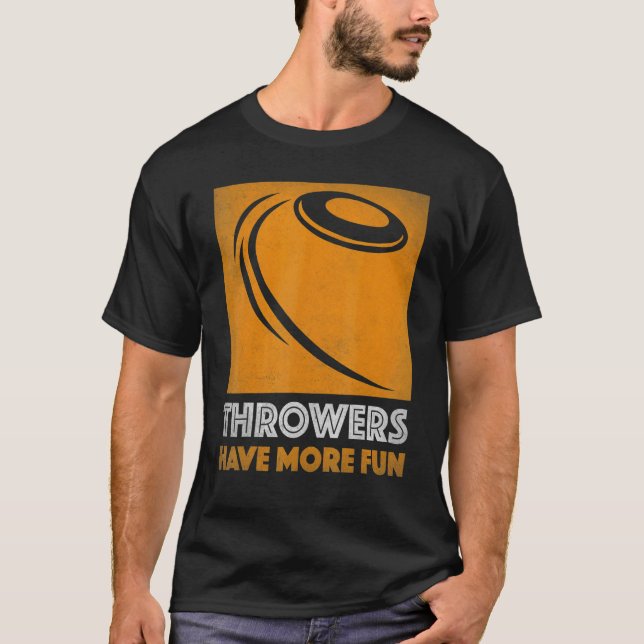 T-shirt Discus Throw Throwwwwwwwwers Ont Plus Amusant Disc (Devant)