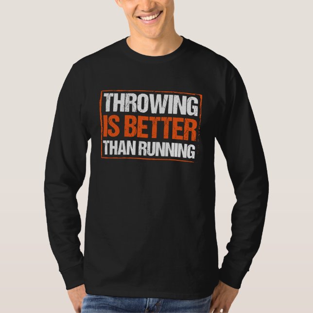 T-shirt Discus Throwing Athlete Track And Field Thrower Co (Devant)