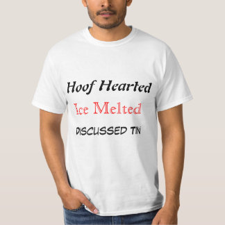 T-SHIRT DISCUTÉ FONDU PAR GLACE HEARTED DE BIDON