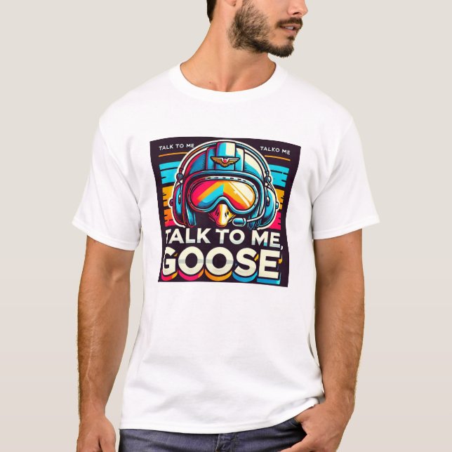 T-shirt Discutez avec moi Goose - Armée Spéciale (Devant)