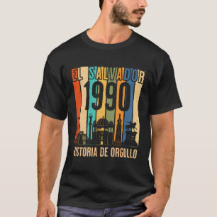 T-shirt Diseã±O Retro 1990 Un Homenaje A Mis RaãCes Salva