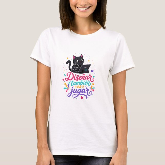 T-shirt Diseñar también es jugar (Devant)