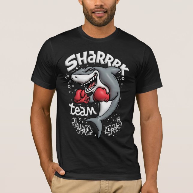 T-shirt Diseño Sharrrk Team (Devant)